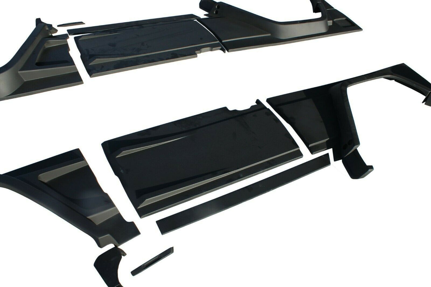 Brabus Style Fiberglass Widestar Body Kit with Carbon Elements for Mercedes-Benz G-Class G Wagon W463 3-door (16 elements)