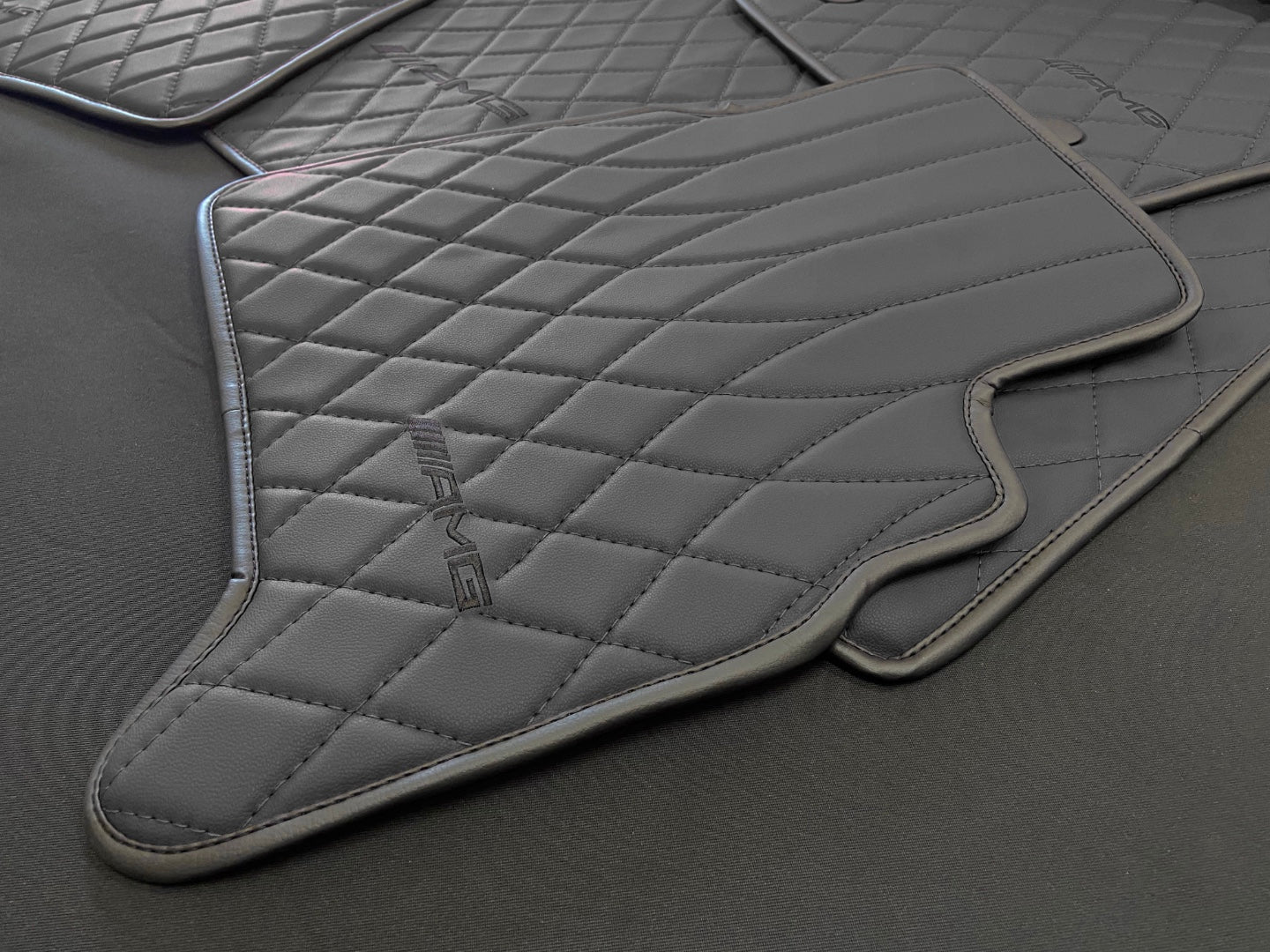 Black AMG Style Floor Mats for Mercedes G Wagon W463A W464 G-Class 2018+