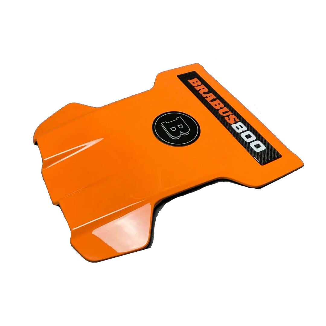 Carbon Fiber Brabus Orange Engine Cover for Mercedes AMG G-Class W464 W463a