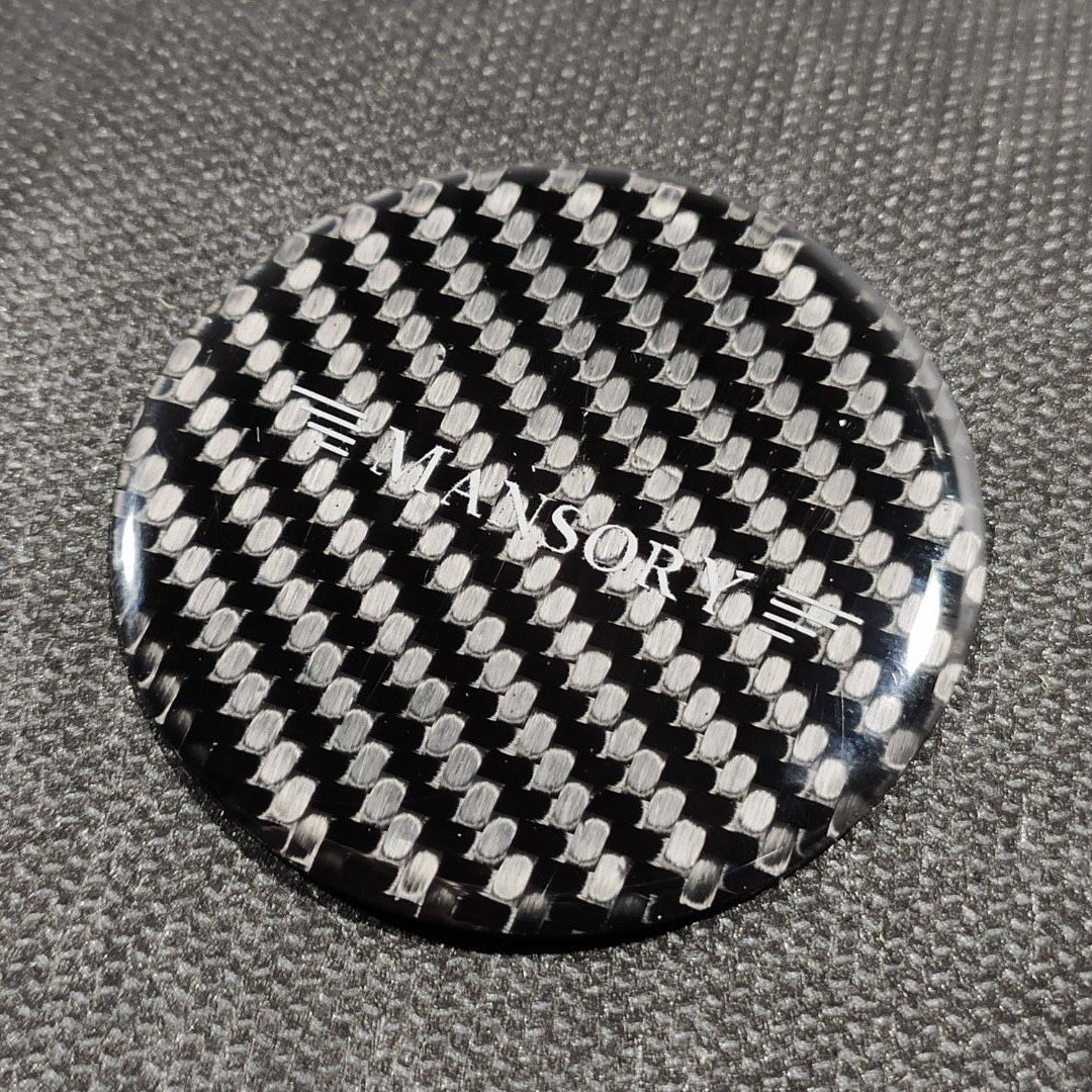 W463 Carbon Fiber Brabus Style Emblem Logo Badge 53mm for MercedesG Wagon