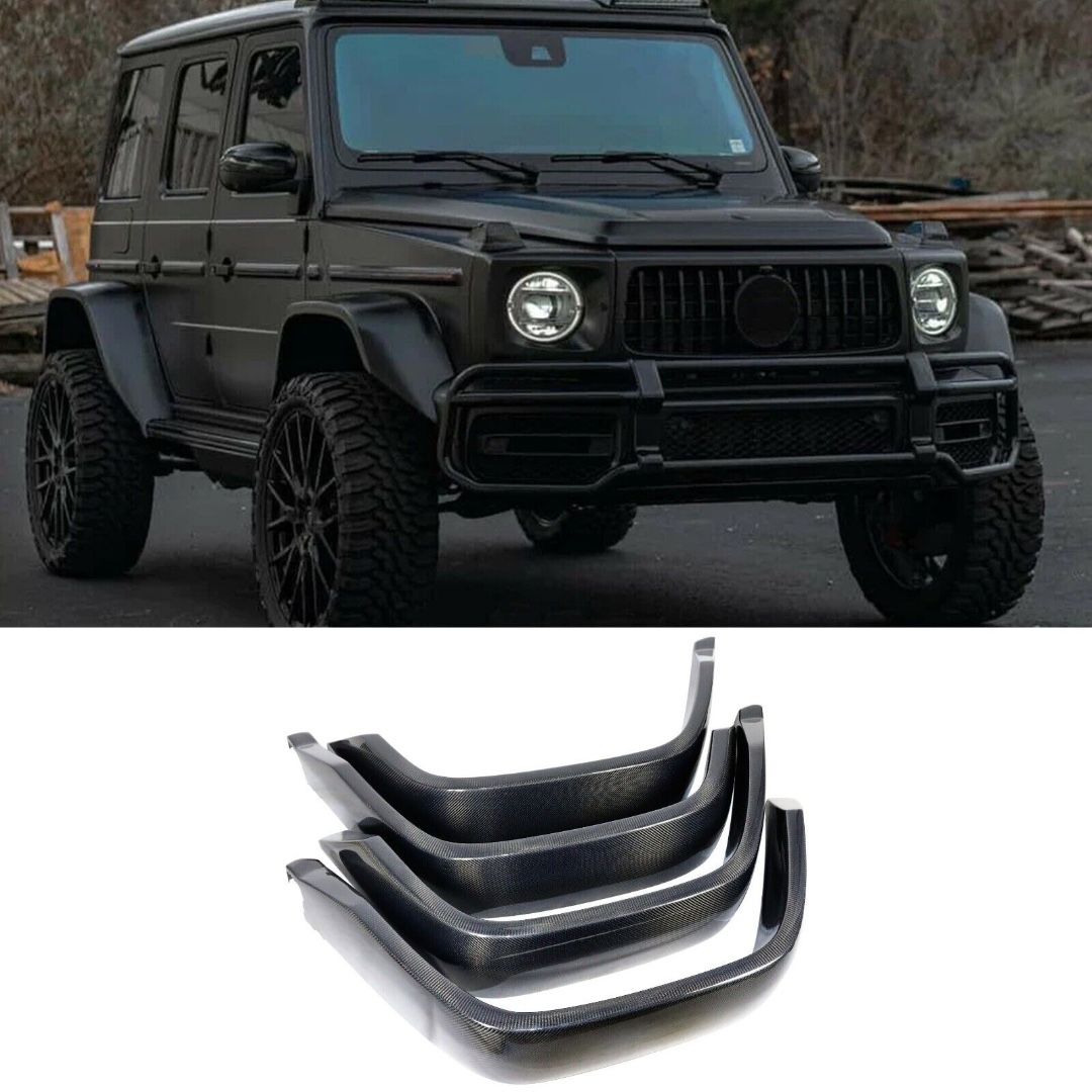 Carbon Fiber Fender Flares for Mercedes-Benz W463A G-Wagon 4x4 Squared