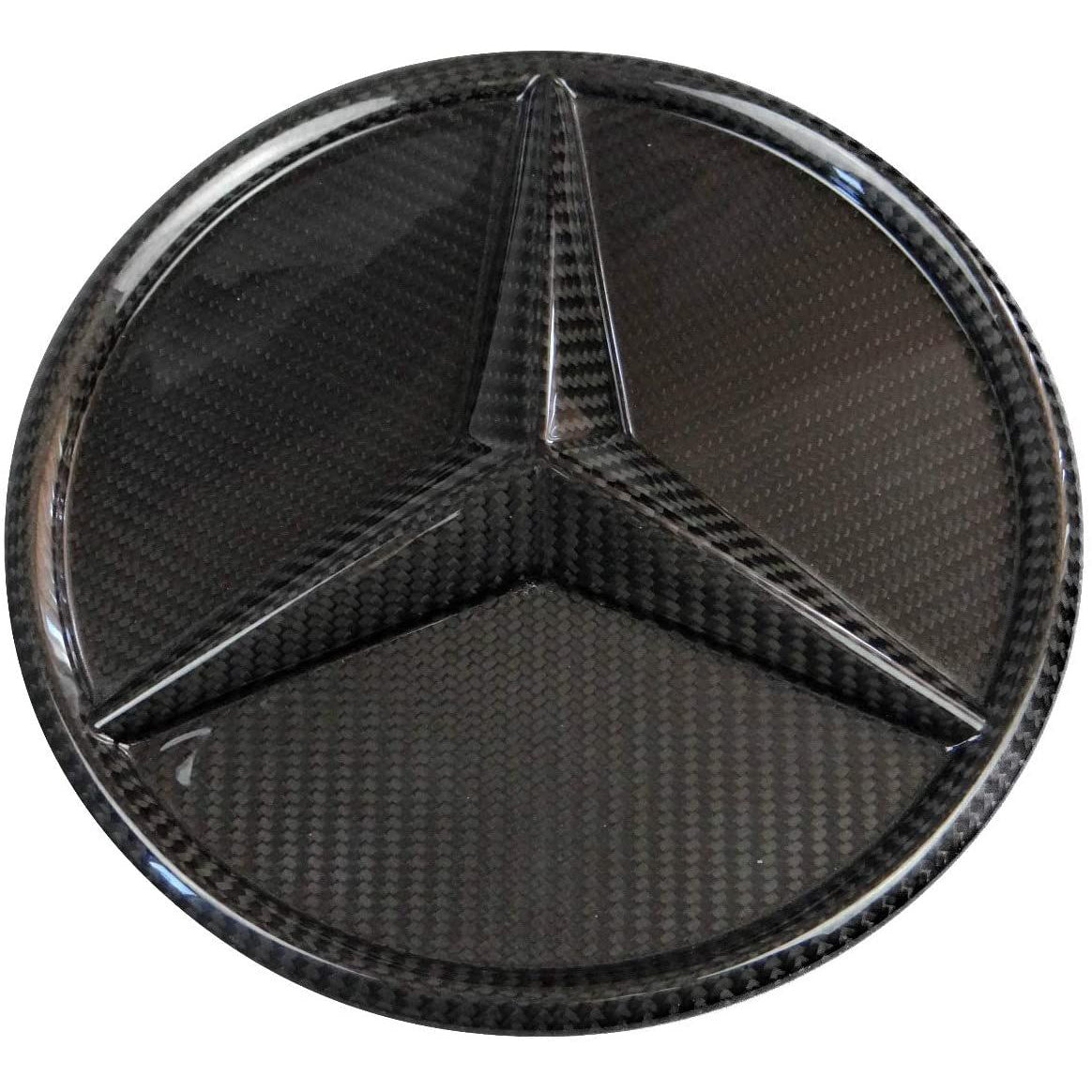 Carbon Fiber Front Grill Star Style Grille Badge Logo Emblem for Mercedes-Benz W463A G-Class G-Wagon