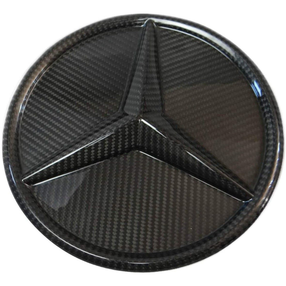 Carbon Fiber Front Grill Star Style Grille Badge Logo Emblem for Mercedes-Benz W463A G-Class G-Wagon
