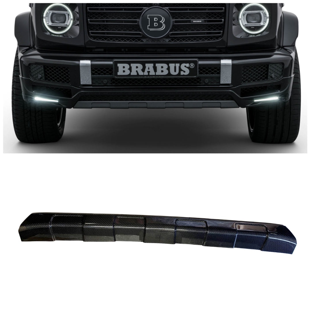 Carbon Front Brabus Style Diffuser for G500 Bumper Lip Mercedes-Benz W463a G-Class