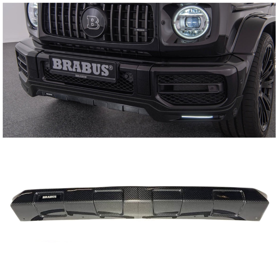 Carbon fiber front diffuser for G63 AMG bumper lip spoiler Mercedes-Benz W463a G-Class