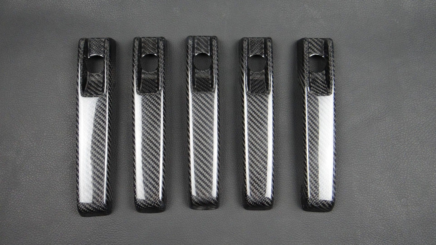Carbon Fiber Brabus Style Door Handle Covers for Mercedes-Benz W463 W463A G-Class