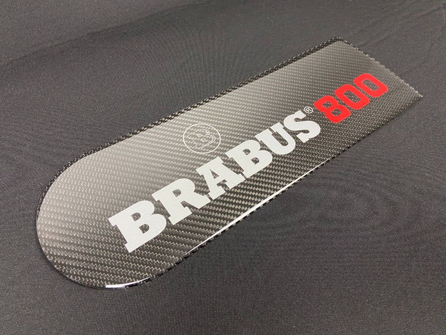 Carbon Fiber Rear Spare Tire Cover Badge Emblem Logo Brabus 800 Style for Mercedes-Benz W463 G-Class G-Wagon