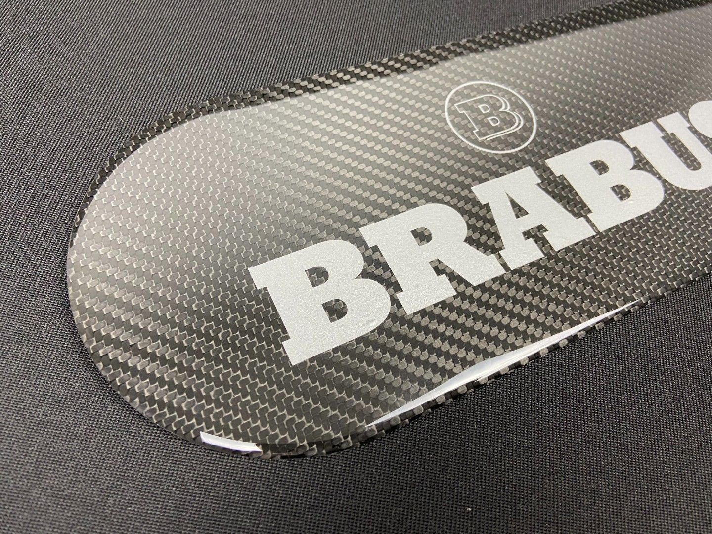 Carbon Fiber Rear Spare Tire Cover Badge Emblem Logo Brabus 800 Style for Mercedes-Benz W463 G-Class G-Wagon