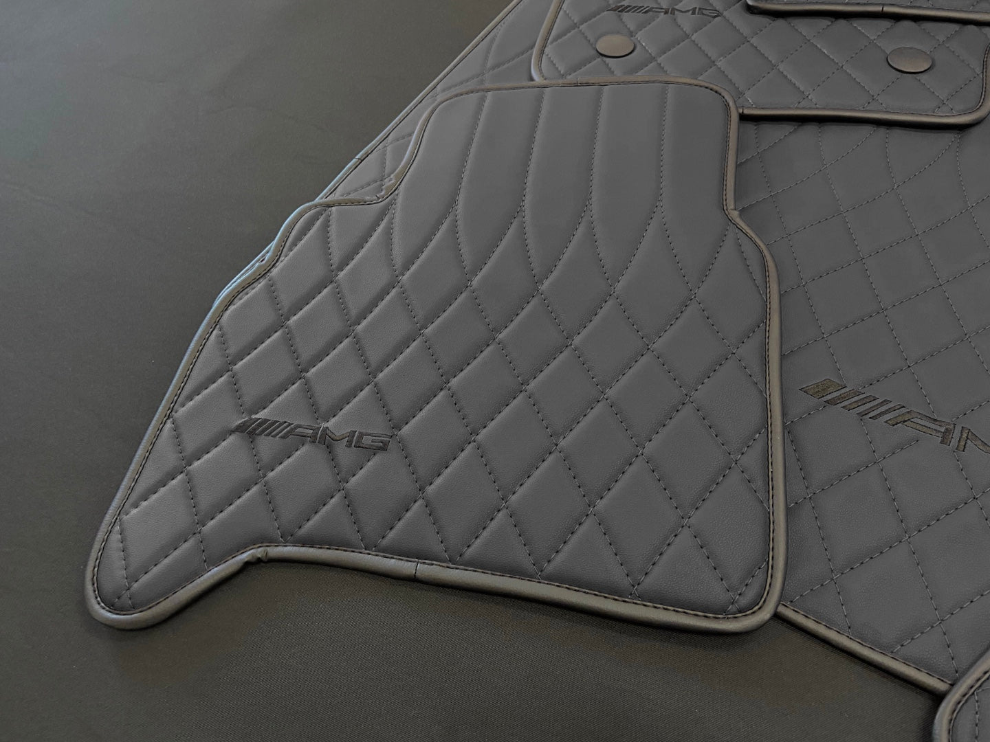Black AMG Style Floor Mats for Mercedes G Wagon W463A W464 G-Class 2018+
