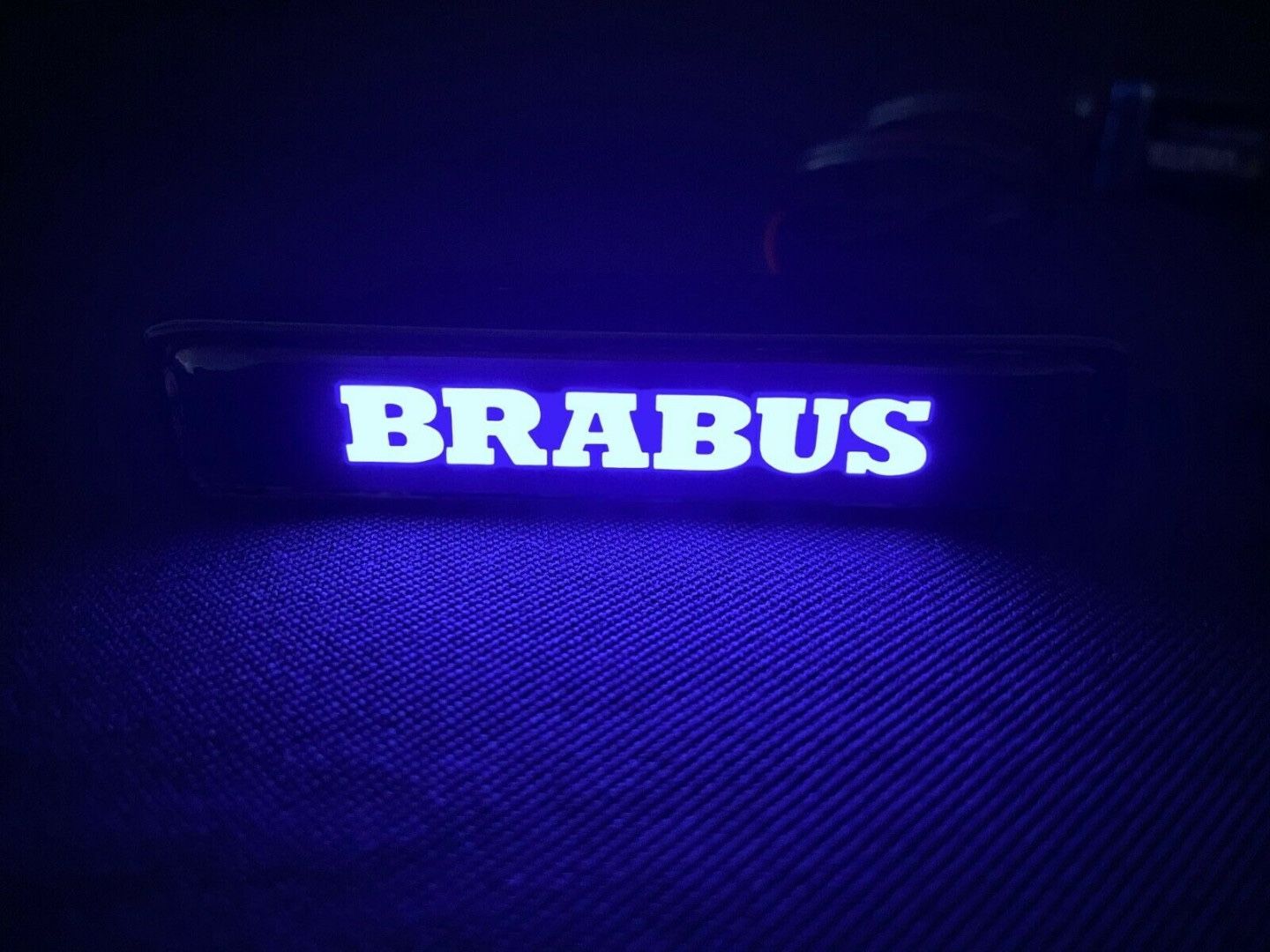Brabus Style LED Grill Blue Badge Grille Emblem Logo for Mercedes W463A G Wagon G63 G500 G55