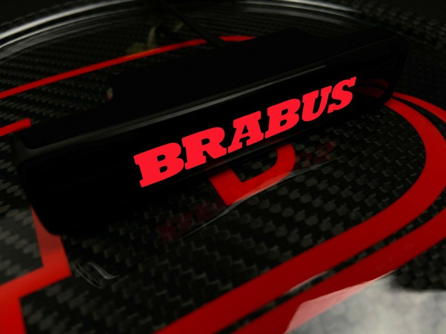 Brabus Style LED Grill Red Badge Grille Emblem Logo for Mercedes W463A G Wagon G63 G500 G55