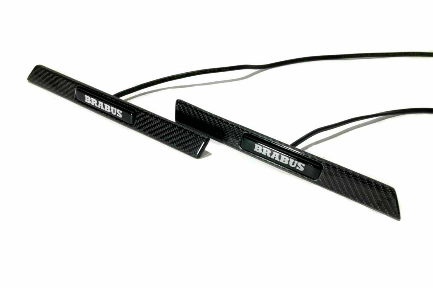Carbon Fiber Brabus Style Fender Insert LED for Mercedes G Wagon W463A W464