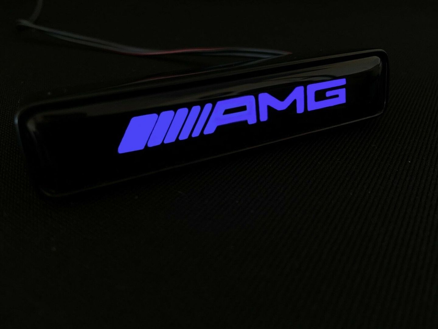 AMG Style LED Grill Blue Badge Grille Emblem Logo for Mercedes W463 W463A G Wagon G63 G500 G55