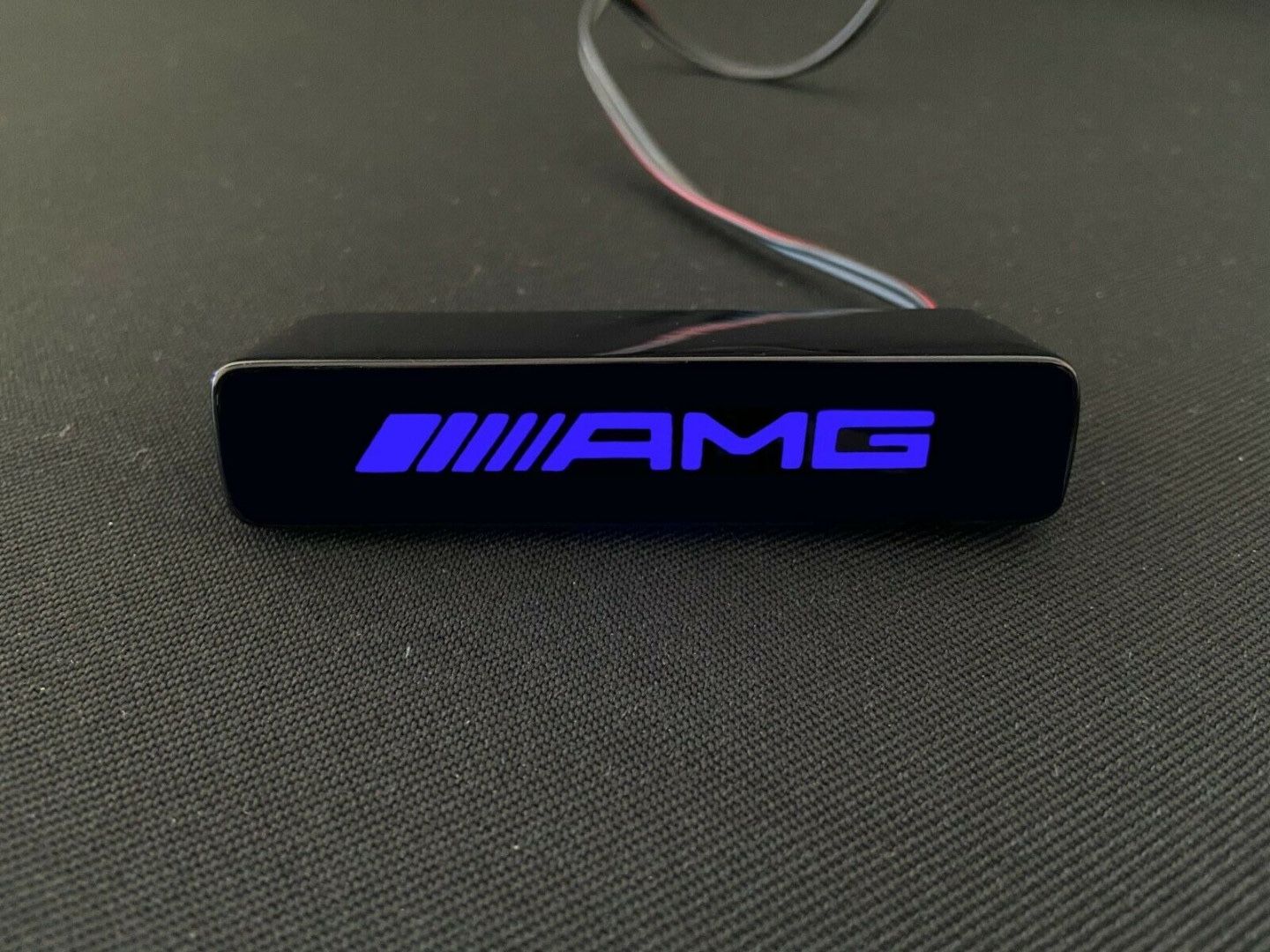 AMG Style LED Grill Blue Badge Grille Emblem Logo for Mercedes W463 W463A G Wagon G63 G500 G55