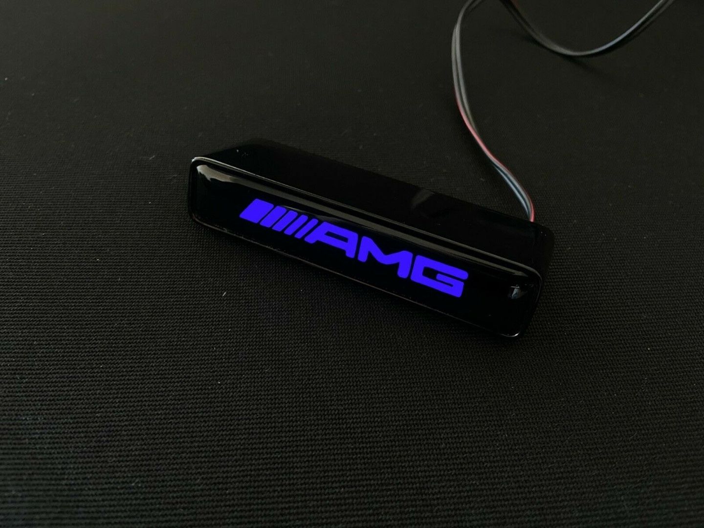 AMG Style LED Grill Blue Badge Grille Emblem Logo for Mercedes W463 W463A G Wagon G63 G500 G55