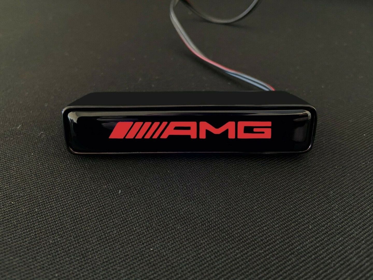 AMG Style LED Grill Red Grille Badge Emblem Logo for Mercedes W463 W463A G Wagon G63 G500 G55