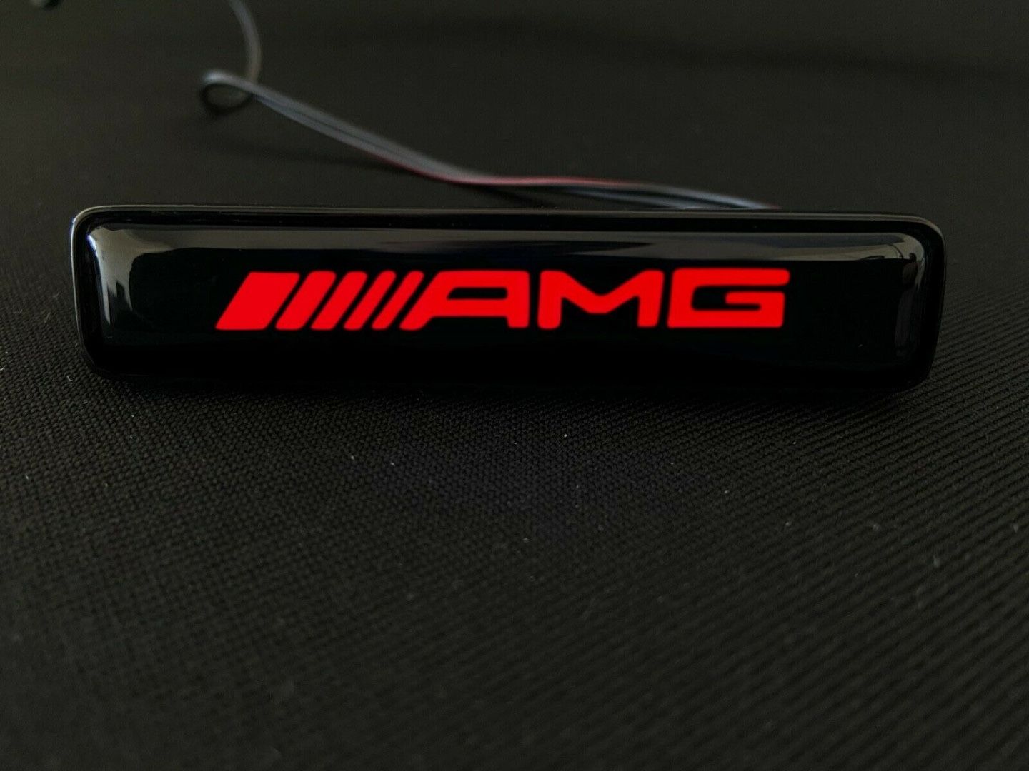 AMG Style LED Grill Red Grille Badge Emblem Logo for Mercedes W463 W463A G Wagon G63 G500 G55