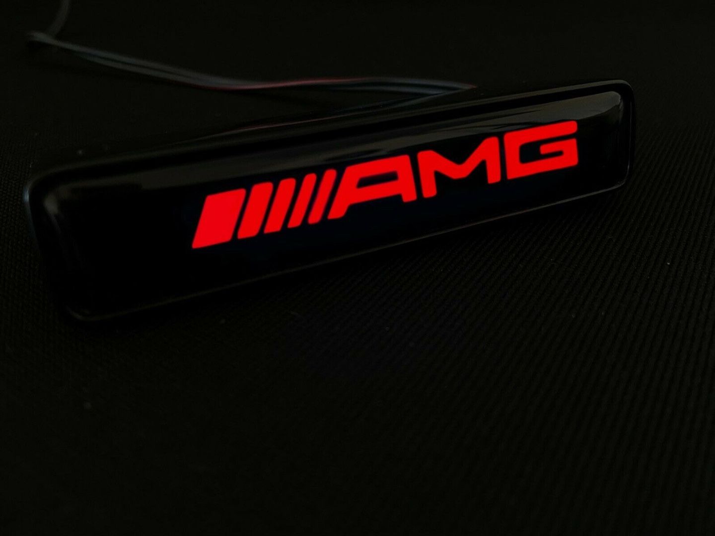 AMG Style LED Grill Red Grille Badge Emblem Logo for Mercedes W463 W463A G Wagon G63 G500 G55