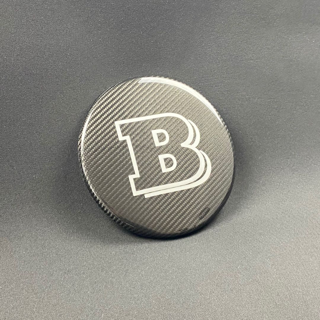 Carbon Fiber Front Grill Badge Emblem Logo Brabus Style for Mercedes-Benz G-Wagon G-Class W463