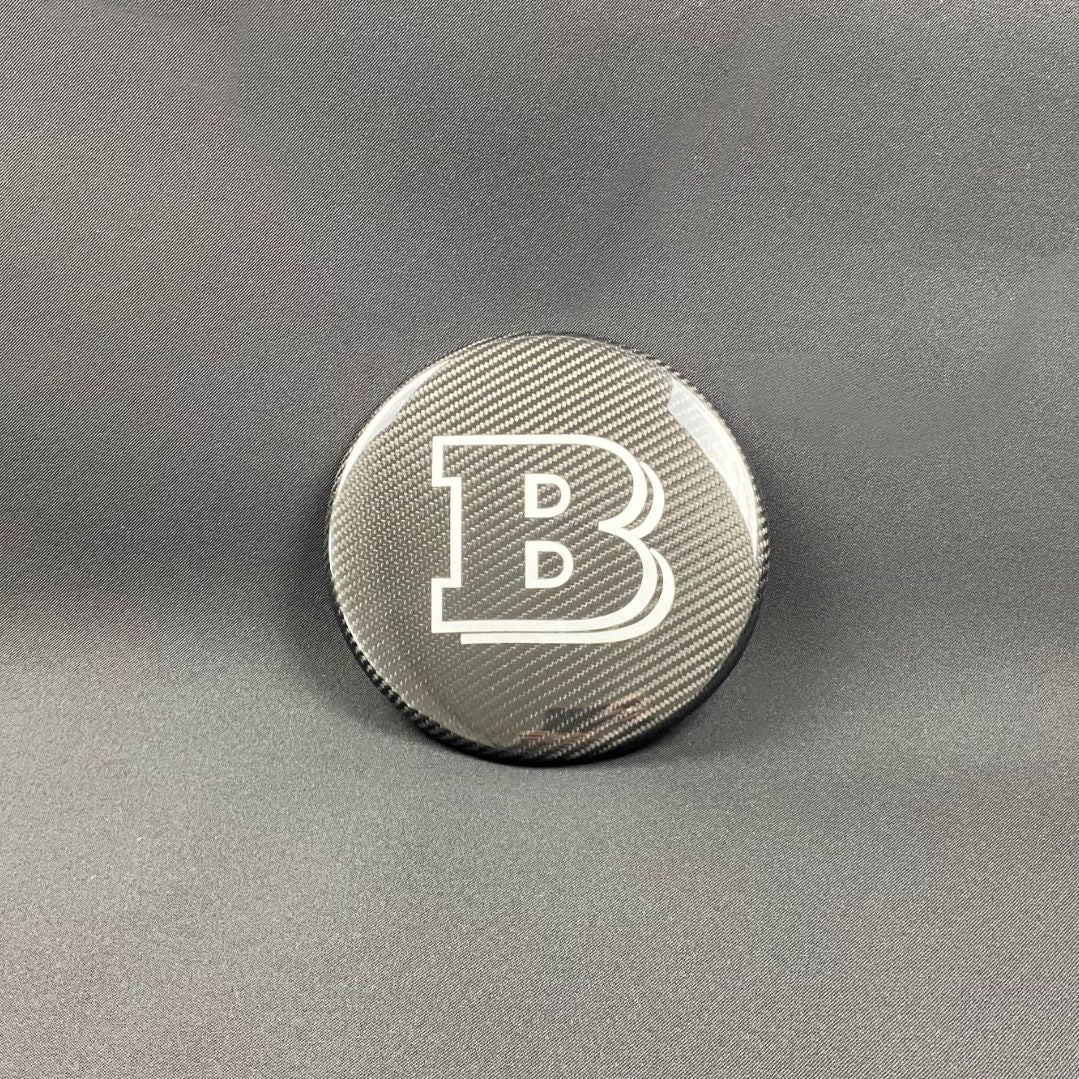 Carbon Fiber Front Grill Badge Emblem Logo Brabus Style for Mercedes-Benz G-Wagon G-Class W463