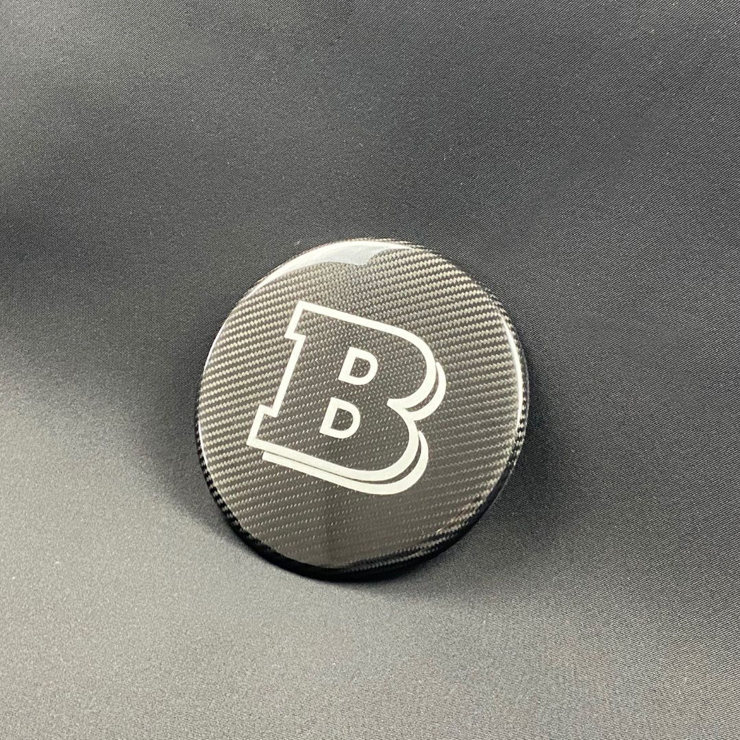 Carbon Fiber Front Grill Badge Emblem Logo Brabus Style for Mercedes-Benz G-Wagon G-Class W463