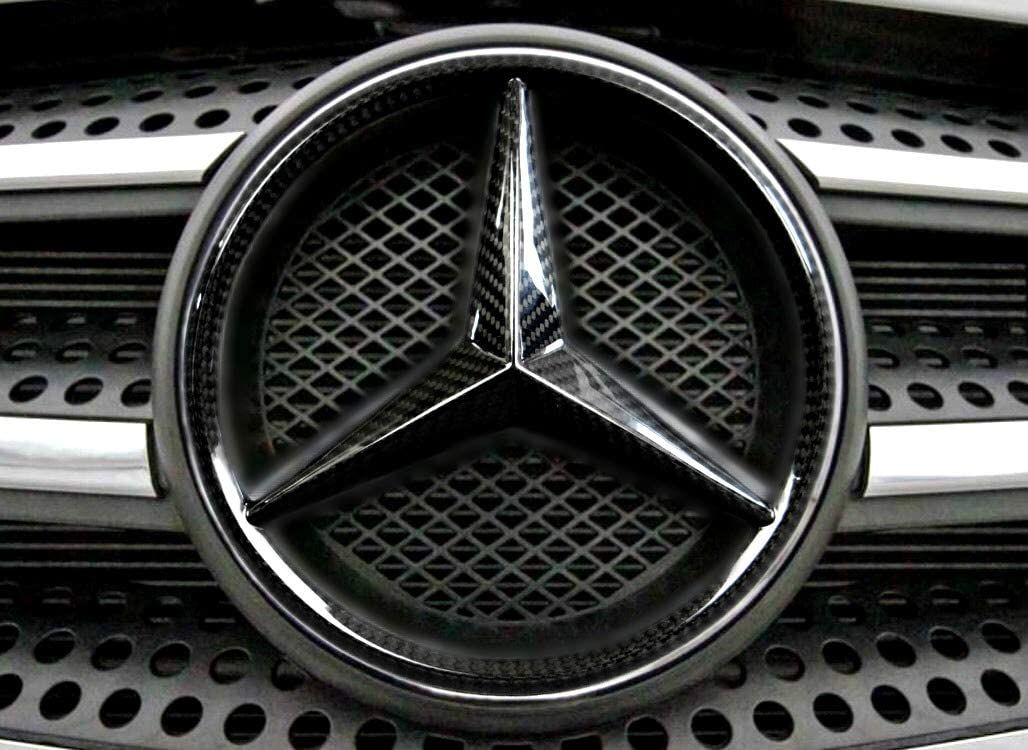 Carbon Front Emblem Grill Star Grille Badge for W463 G-Class Mercedes