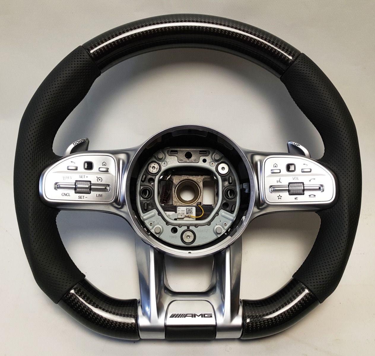 Mercedes-Benz G-Class W463A AMG Style Steering Wheel Carbon Fiber Leather