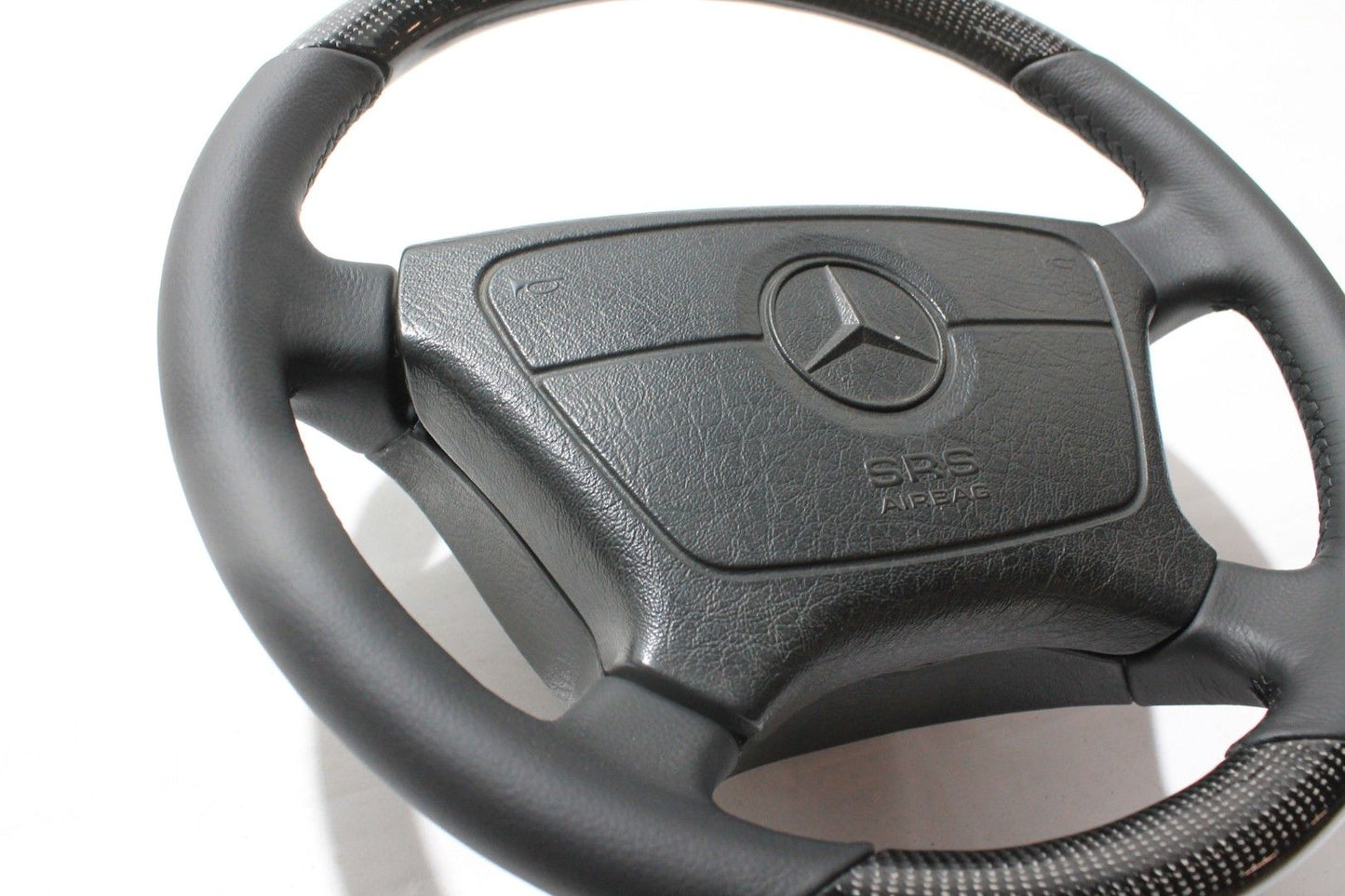 Mercedes-Benz W124 E-Class Steering Wheel Leather Carbon