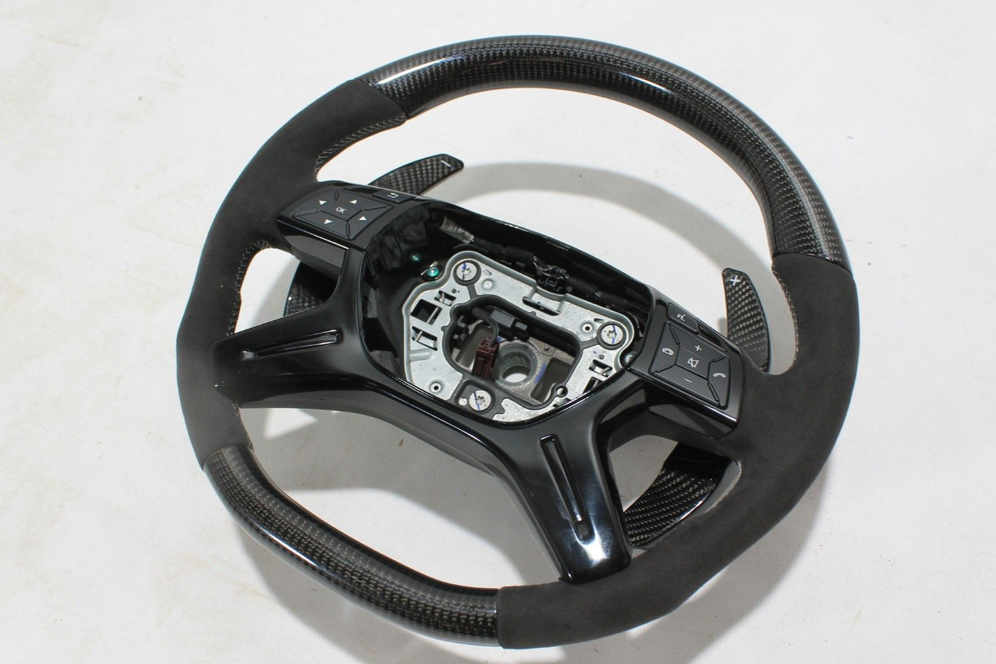Mercedes-Benz G-Wagon ML GL W166 X166 W463 Steering Wheel Carbon Alcantara