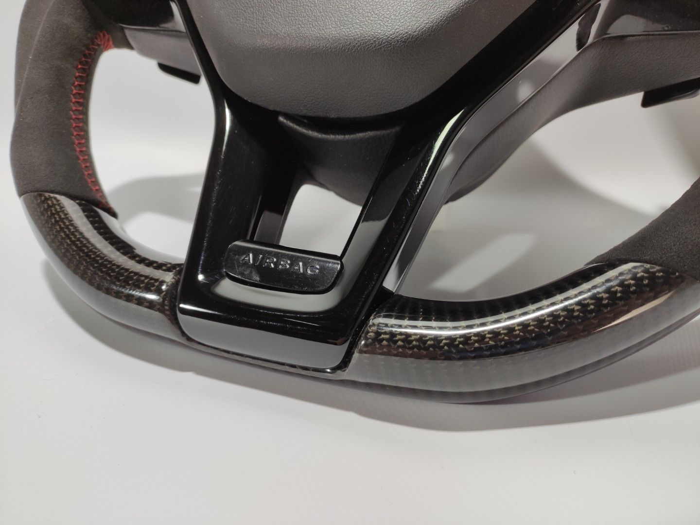 Mercedes-Benz W204 W212 C E AMG W218 W207 W172 SLK SL Steering Wheel Carbon Alcantara