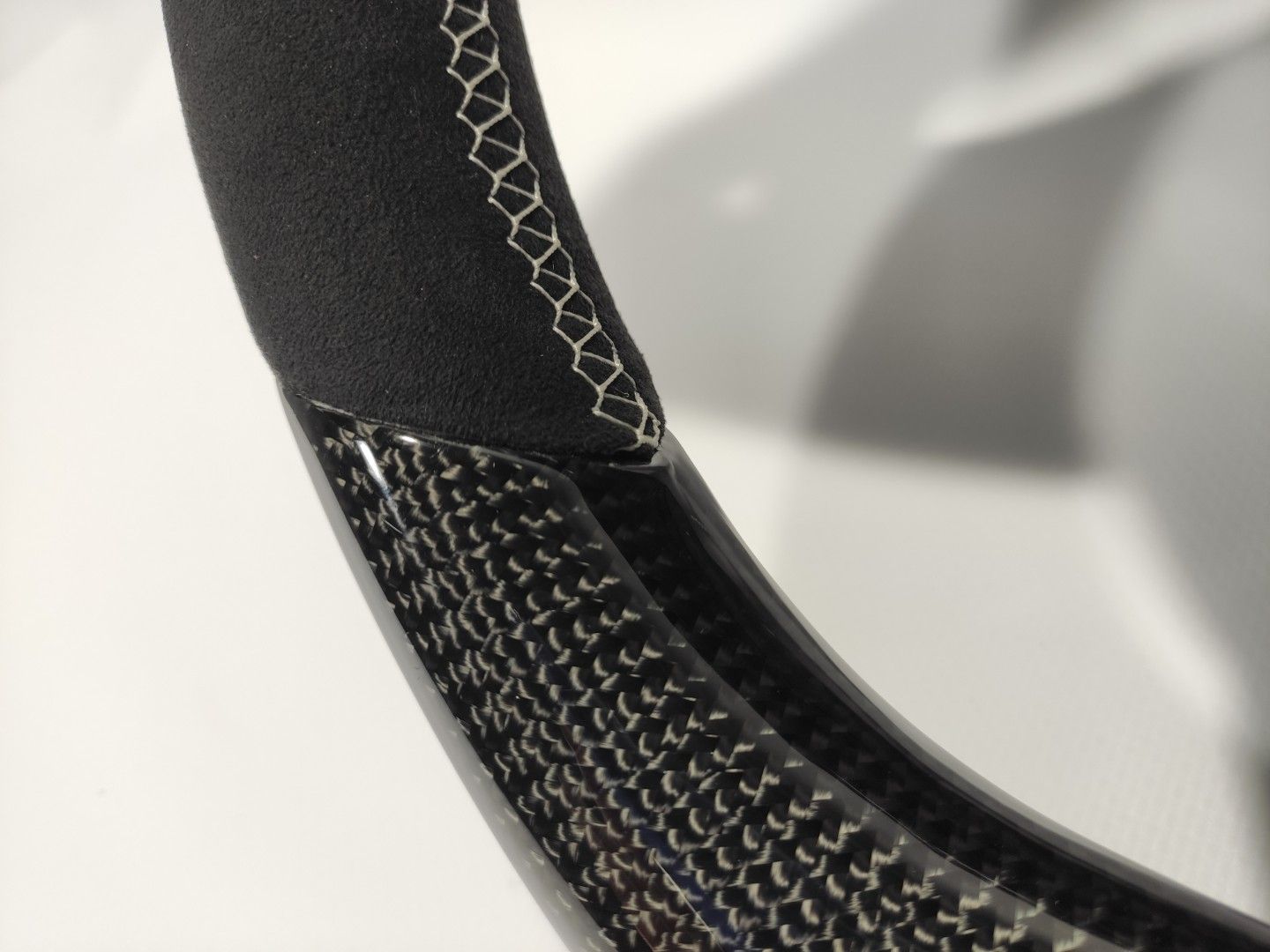 Mercedes-Benz A B S V CLA GLA GLE GLS GLC AMG Steering Wheel Carbon Fiber Alcantara