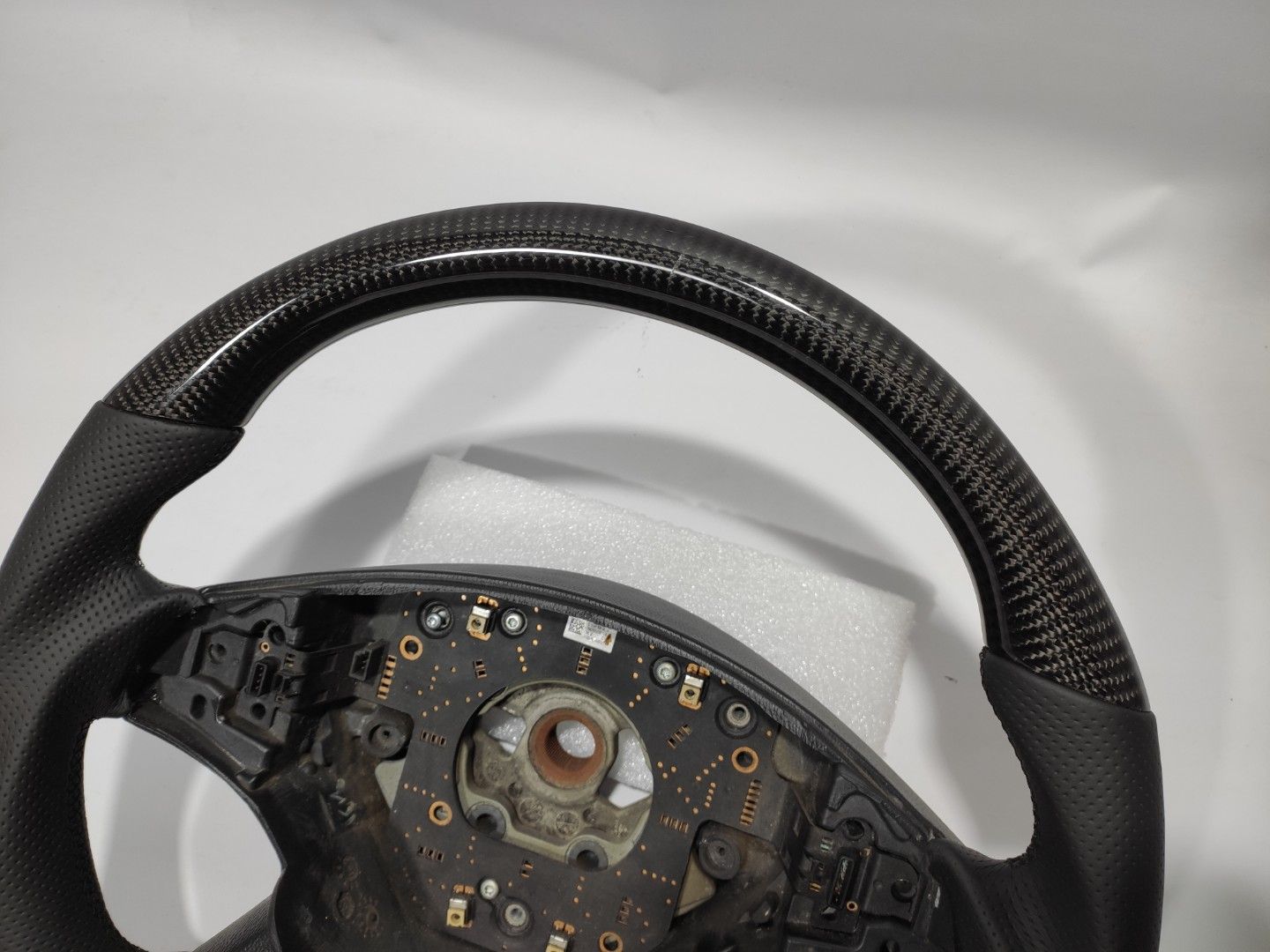 Mercedes-Benz ML W164 GL X164 R W251 Steering Wheel Carbon Black Leather