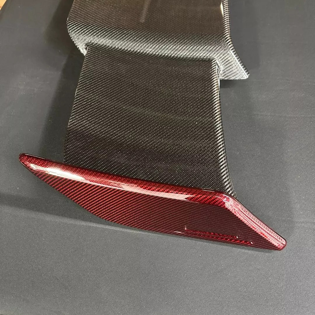 Mercedes-Benz W463A G-Class Brabus Style Black and Red Carbon Fiber Rear Roof Spoiler