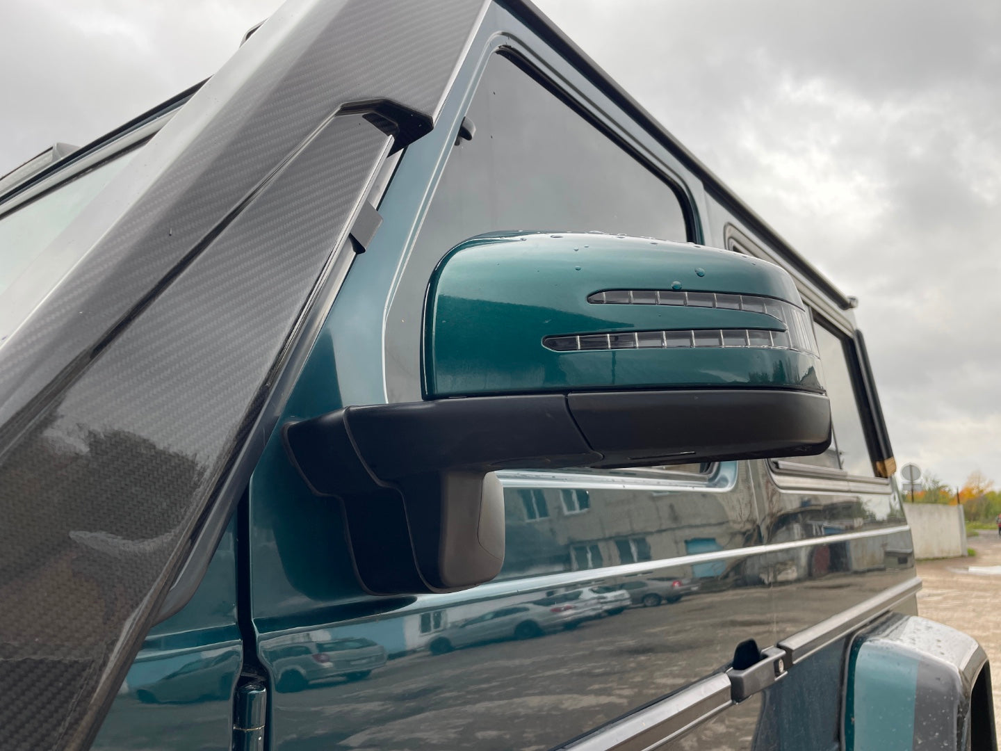 Plastic Mirror Spacers Mercedes-Benz W463 G-Class 4x4