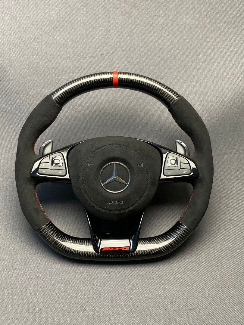 Mercedes-Benz E-Class C-Class W205 W213 Steering Wheel Carbon Alcantara