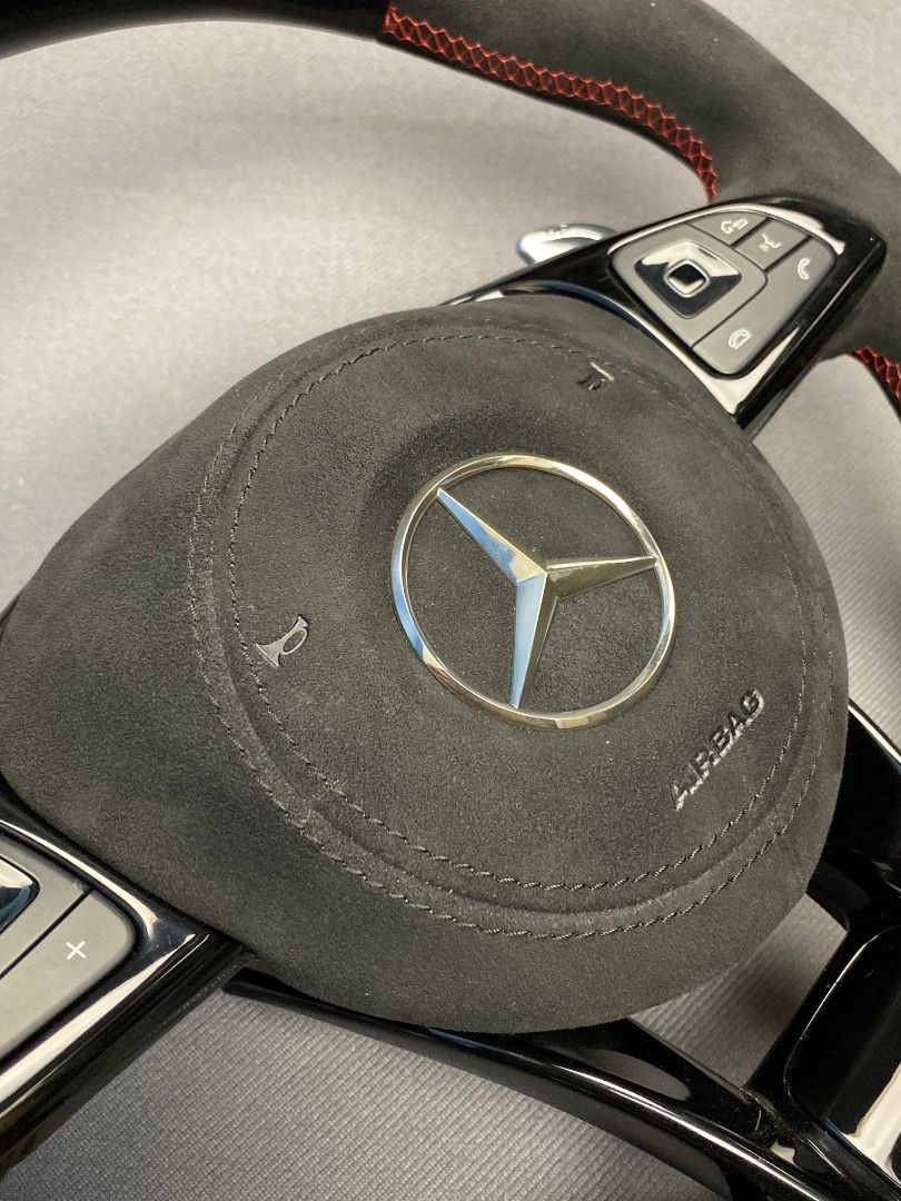 Mercedes-Benz E-Class C-Class W205 W213 Steering Wheel Carbon Alcantara