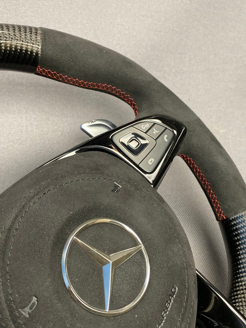 Mercedes-Benz E-Class C-Class W205 W213 Steering Wheel Carbon Alcantara