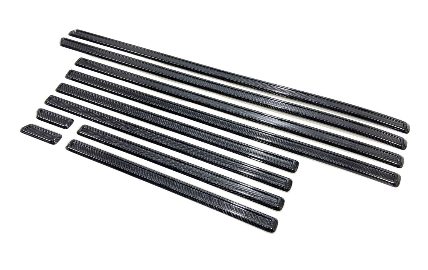 Carbon Fiber Brabus Style Side Moldings Trim Rocket G900 for Mercedes-Benz W463a W464