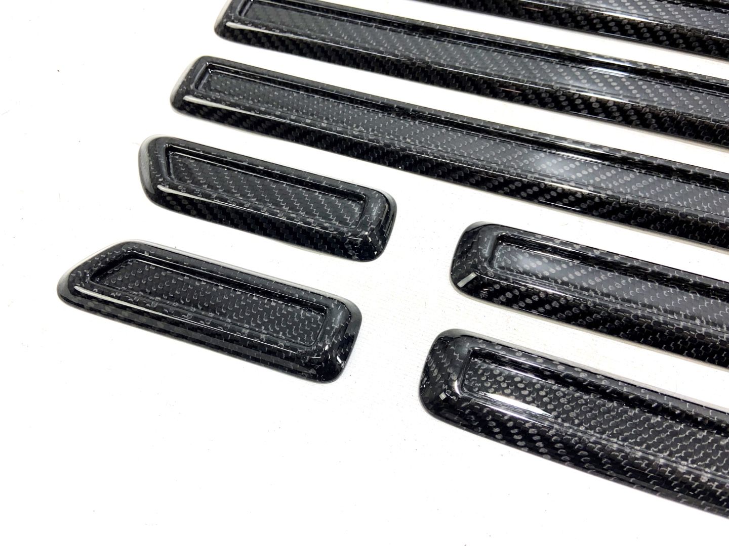 Carbon Fiber Brabus Style Side Moldings Trim Rocket G900 for Mercedes-Benz W463a W464