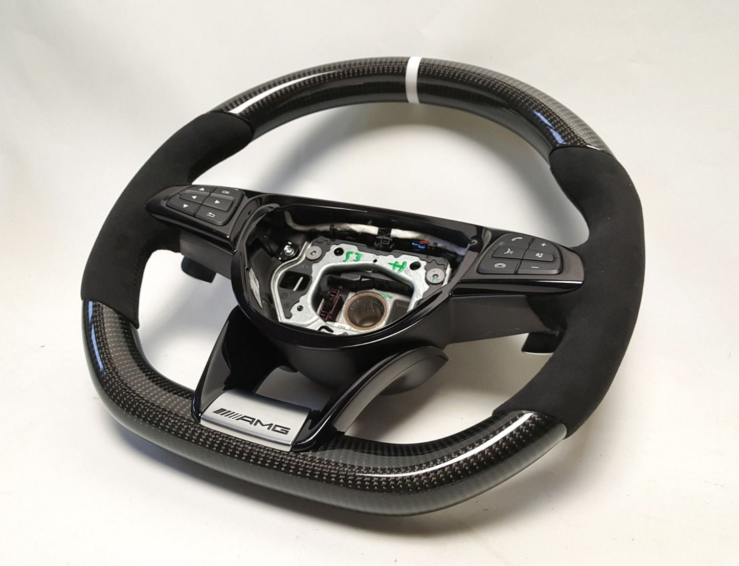 Mercedes-Benz GLC GLE GLS W205 Steering Wheel Carbon Alcantara