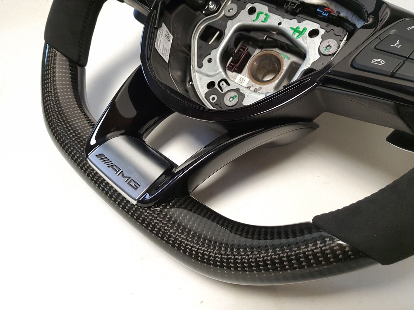 Mercedes-Benz GLC GLE GLS W205 Steering Wheel Carbon Alcantara