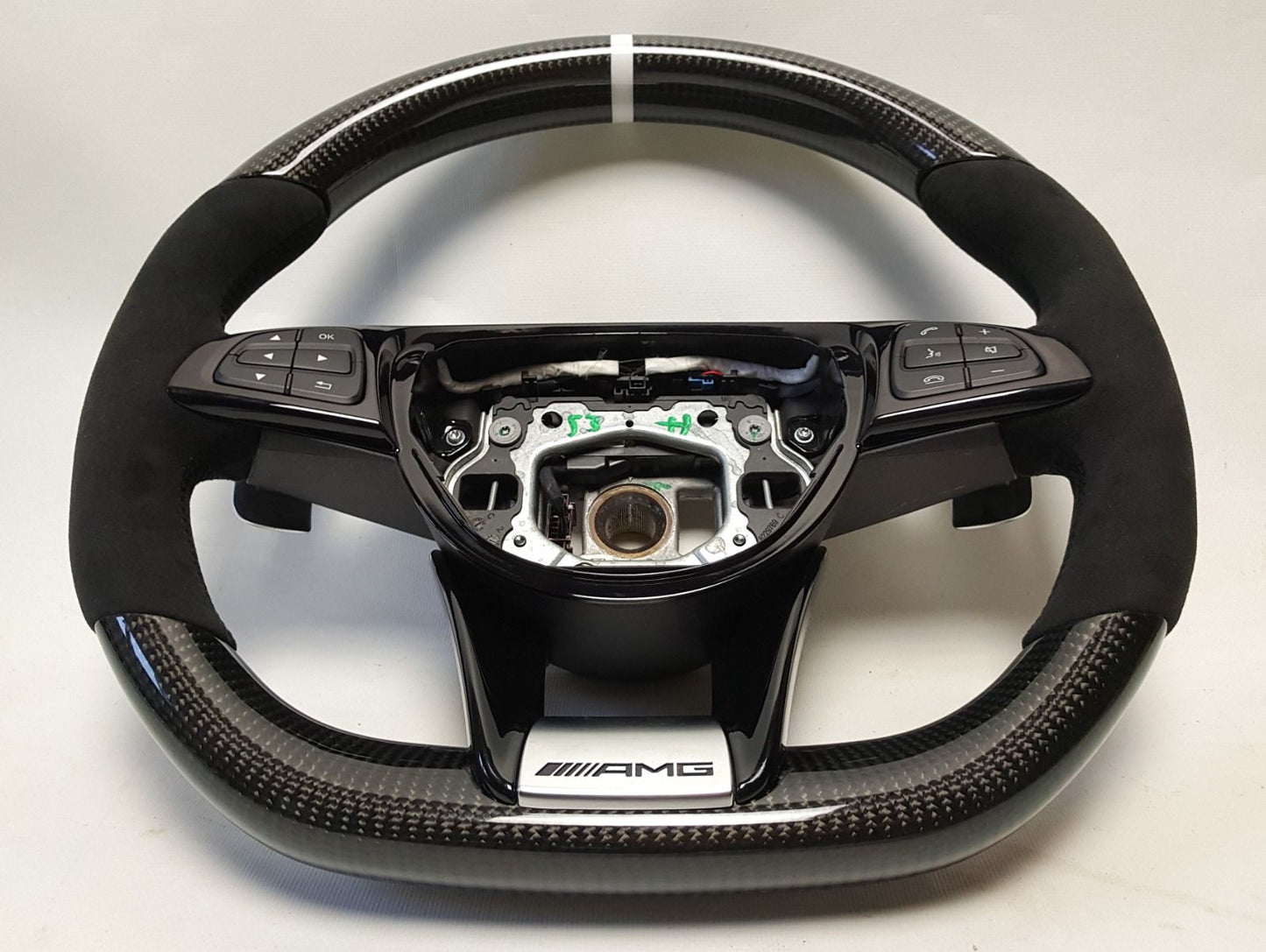 Mercedes-Benz GLC GLE GLS W205 Steering Wheel Carbon Alcantara