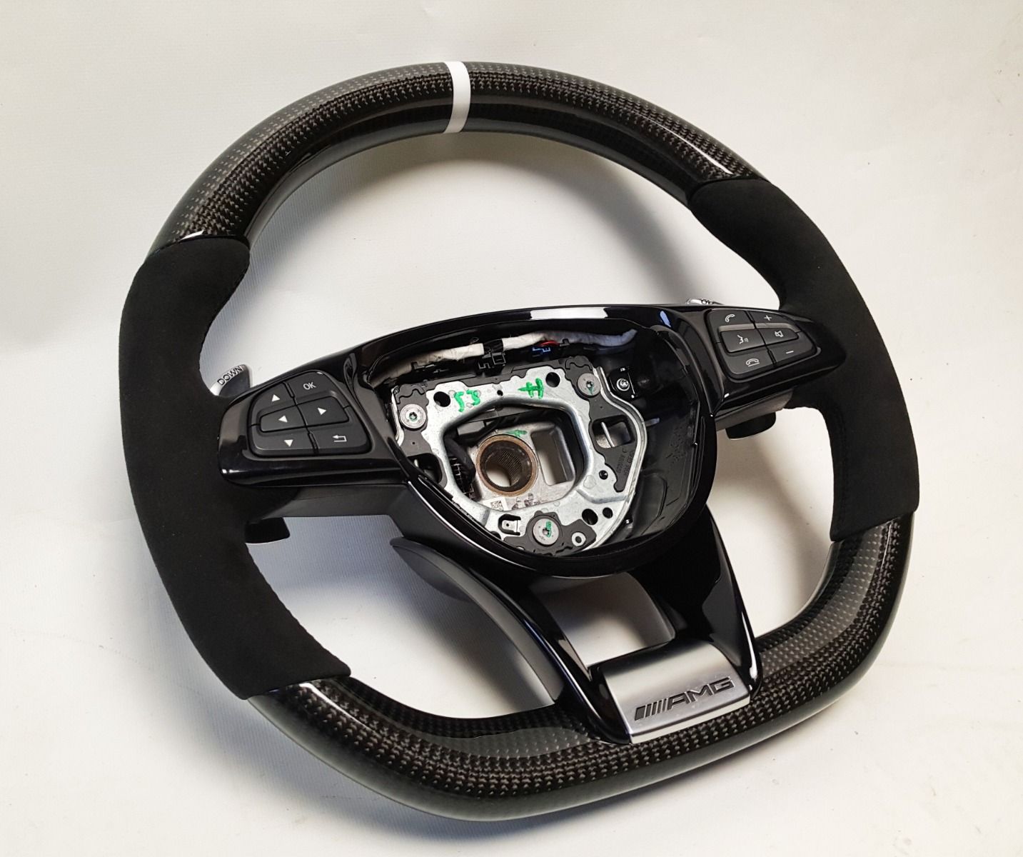 Mercedes-Benz GLC GLE GLS W205 Steering Wheel Carbon Alcantara