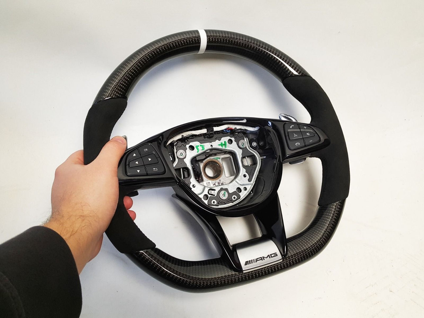 Mercedes-Benz GLC GLE GLS W205 Steering Wheel Carbon Alcantara