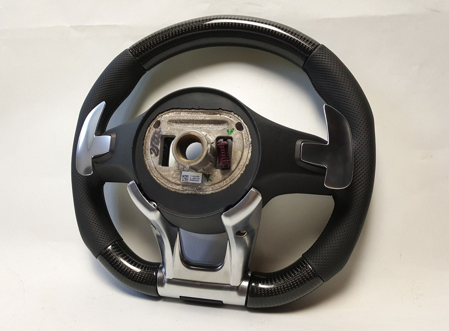 Mercedes-Benz G-Class W463A AMG Style Steering Wheel Carbon Fiber Leather