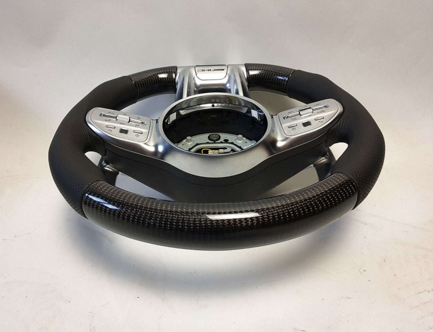 Mercedes-Benz G-Class W463A AMG Style Steering Wheel Carbon Fiber Leather