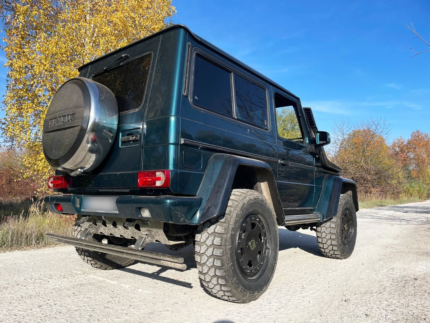 Mercedes-Benz G Wagon W463 W463A Brabus Style Carbon Fiber Spare Tire Cover