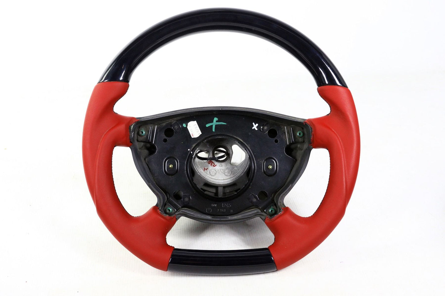 Mercedes-Benz G CLK E CLS SL Class W209 W211 W219 W463 Steering Wheel Carbon Red Leather