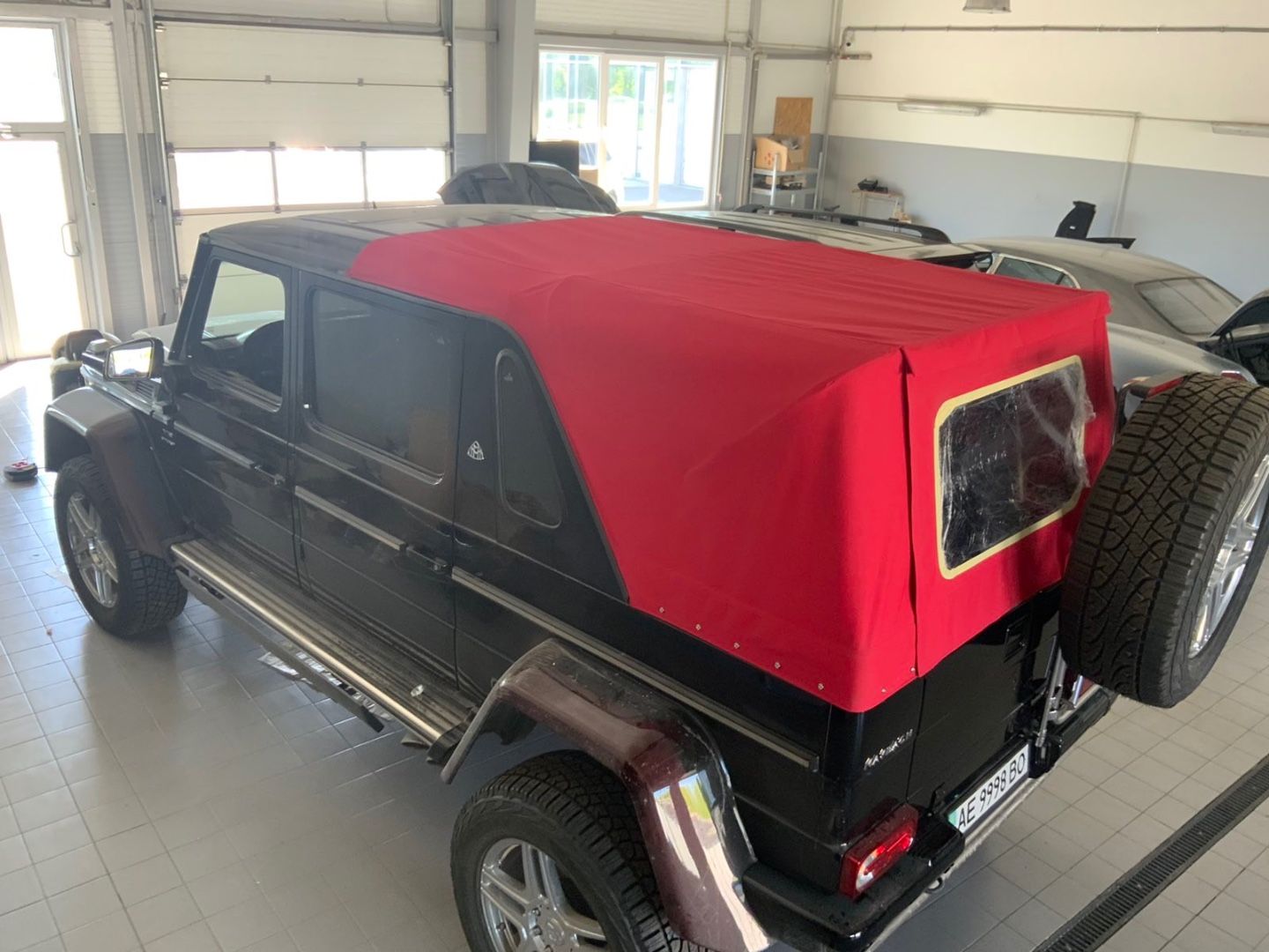 Mechanical Folding Roof for Landaulet Maybach Mercedes W463 4 Door