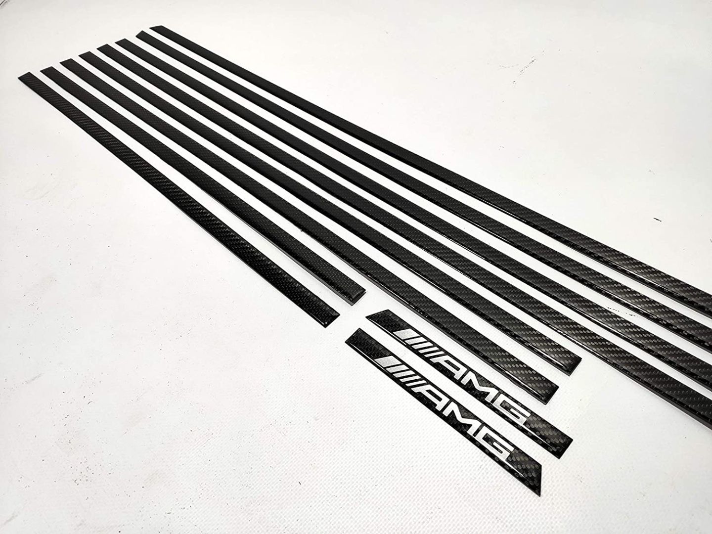 Carbon Fiber Side Moldings Insertions Set AMG Brabus Style for Mercedes-Benz W463 G-Class